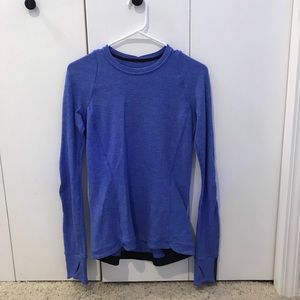 blue lululemon long sleeve